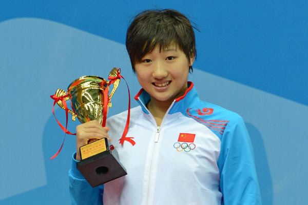 Qiu Yuhan Nanjing 2014 Qiu Yuhan worlds next top swimmer CCTV News