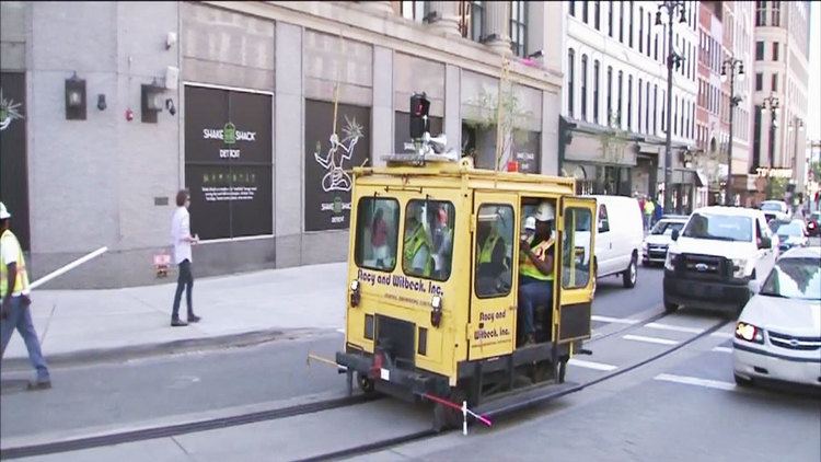 QLine New rail project 39QLine39 has first test in downtown Detroit Story