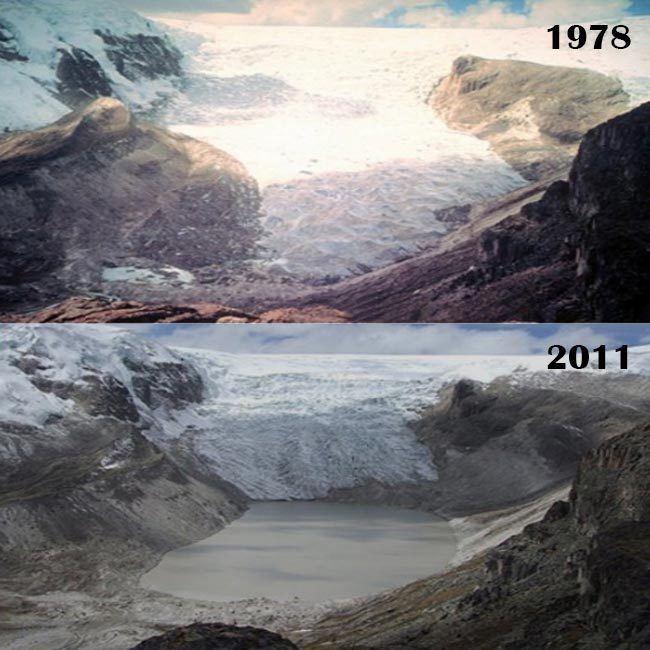 Qori Kalis Glacier Qori Kalis Glacier in Peru World Environment Day Pictures