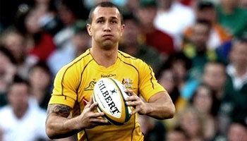Quade Cooper Quade Coopers outrageous sidestep on Cory Jane Rugby videos of