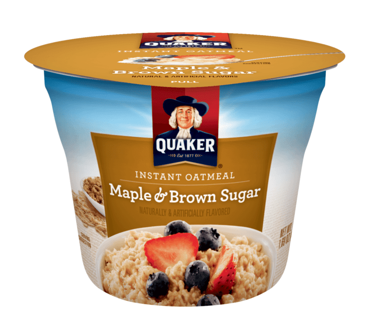 Quaker Instant Oatmeal Instant Quaker Oatmeal Cups Maple amp Brown Sugar
