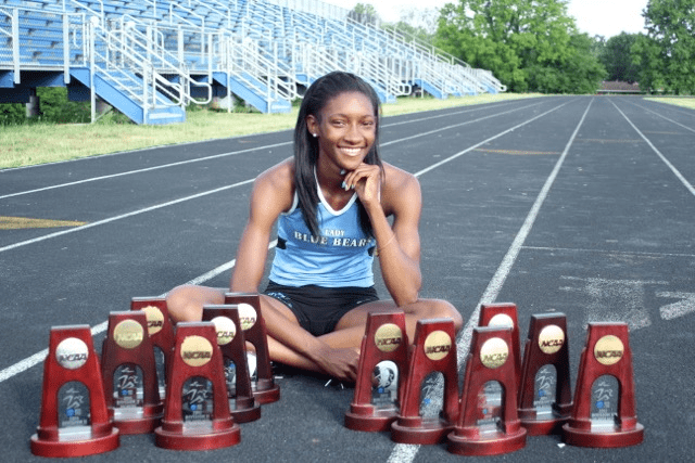 Quanera Hayes Livingstone grad Quanera Hayes places first in heat for USA Track