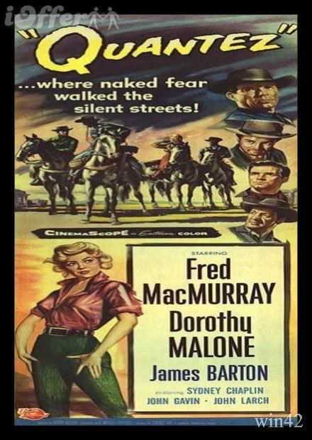 Quantez CLASSIC WESTERN QUANTEZ FRED MacMURRAY DVD for sale