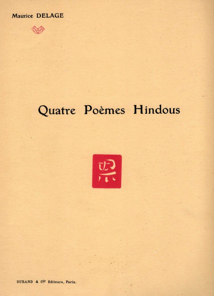 Quatre poèmes hindous