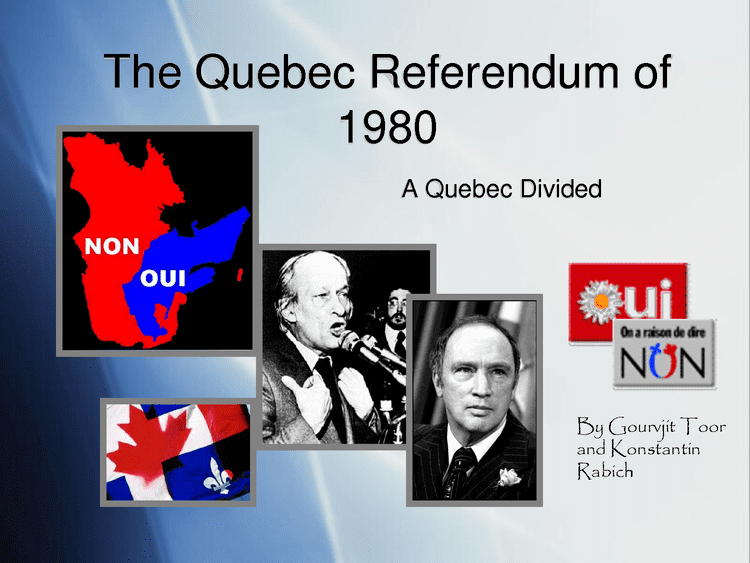 Quebec referendum, 1980 42 Nationalisme Qubcois ThingLink