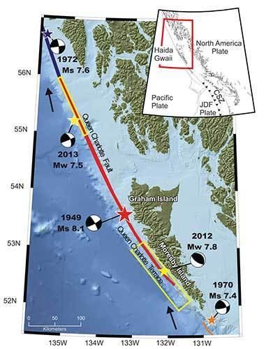 Queen Charlotte Fault Devastating megathrust earthquake a substantial hazard for Haida