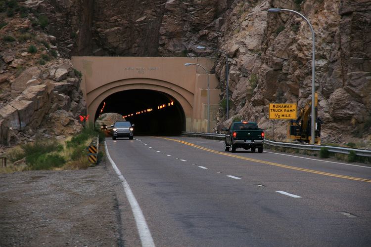 Queen Creek Tunnel Queen Creek Tunnel on US 60 receives LED lighting system