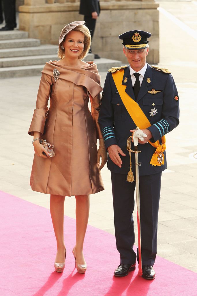Queen Mathilde of Belgium Nick Verreos ROYAL COUTUREPrincess Mathilde of