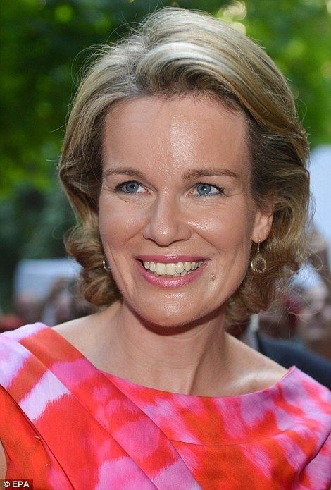Queen Mathilde of Belgium King Philippe of Belgium joins wife Mathilde and their