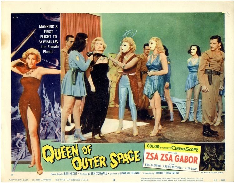 Queen of Outer Space Zsa Zsa Gabor as Talleah in Queen of Outer Space Dir Edward Bernds