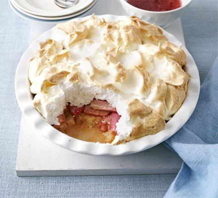 Queen of Puddings Rhubarb amp ginger queen of puddings BBC Good Food