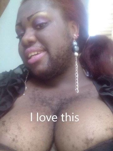 Queen Okafor Hairiest Girl In Nigeria Queen Okafor In A Sizzling