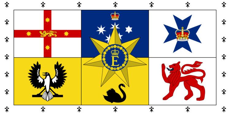 Queen's Personal Australian Flag
