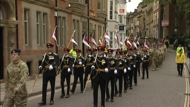 Queen's Royal Lancers Queens Royal Lancers Central ITV News