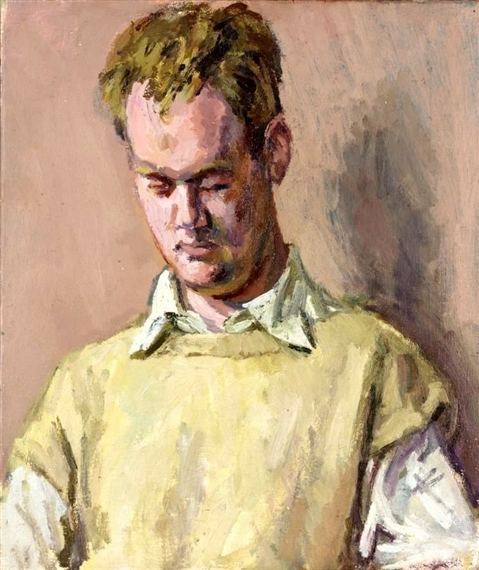 Quentin Bell Portrait of Quentin Bell Artist Duncan Grant Bilder