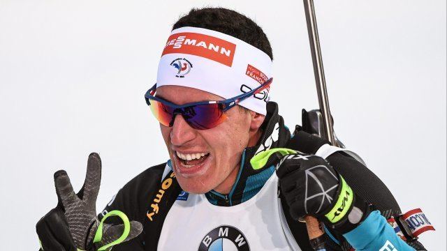 Quentin Fillon Maillet Biathlon Quentin FillonMaillet sur le podium France 3 Bourgogne