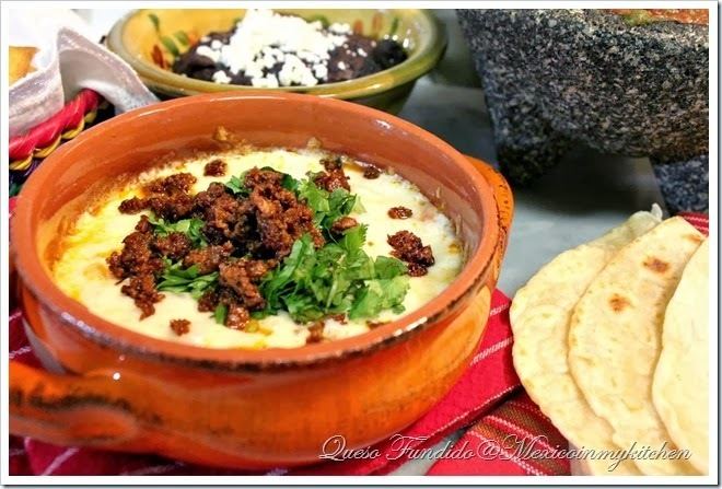 Queso flameado Mexico in My Kitchen Queso Fundido with Chorizo Recipe Authentic