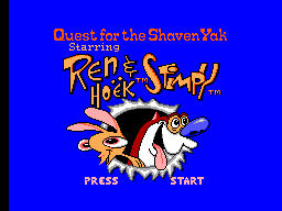 Quest for the Shaven Yak Starring Ren Hoëk and Stimpy Sega8bitcom Review Quest for the Shaven Yak starring Ren Hok