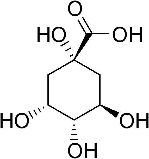 Quinic acid FileQuinic acidpng Wikimedia Commons