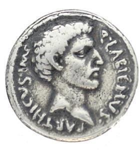Quintus Labienus Quintus Labienus AR Denarius 4039 BC Coin Replicas