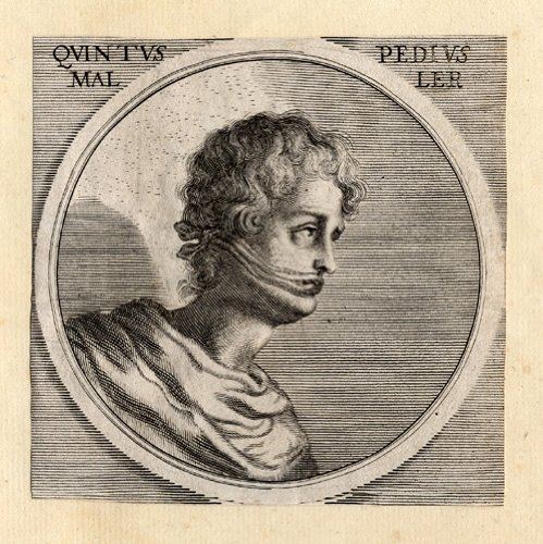 Quintus Pedius ThePrintsCollector Antique Portrait PrintQuintus PediusSandrart