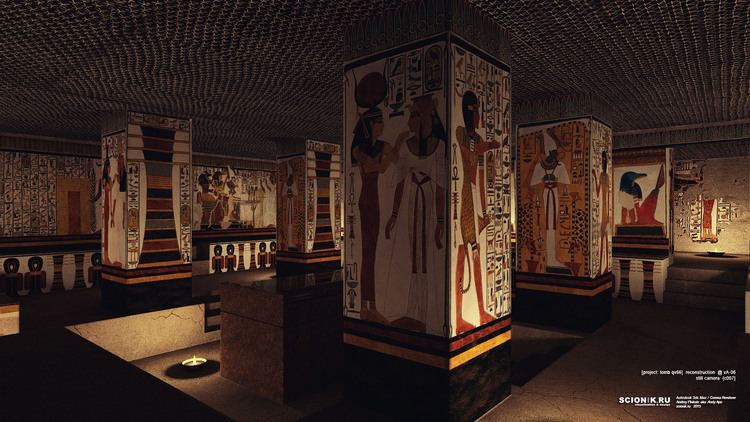 QV66 Tomb of Nefertari QV66 partially recovered scionik
