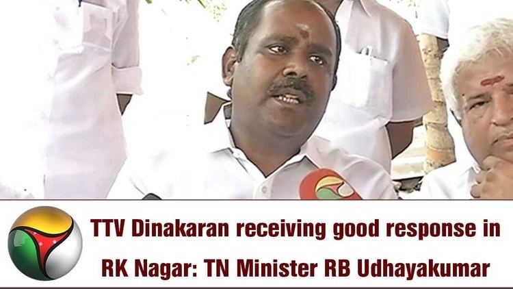R. B. Udhaya Kumar TTV Dinakaran receiving good response in RK Nagar TN Minister RB