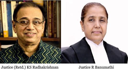 R. Banumathi CUPA to move Supreme Court against criticism of Radhakrishnan J and