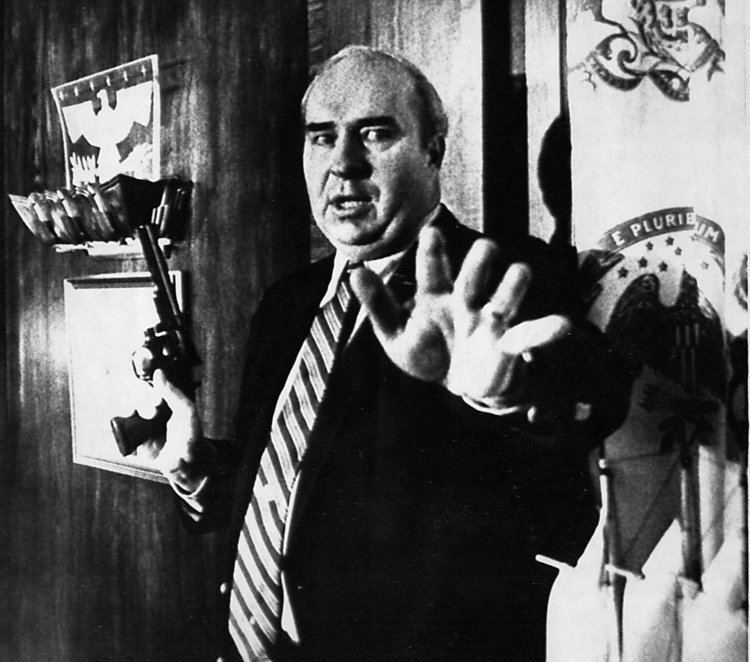 R. Budd Dwyer, the politician holding a gun live on TV