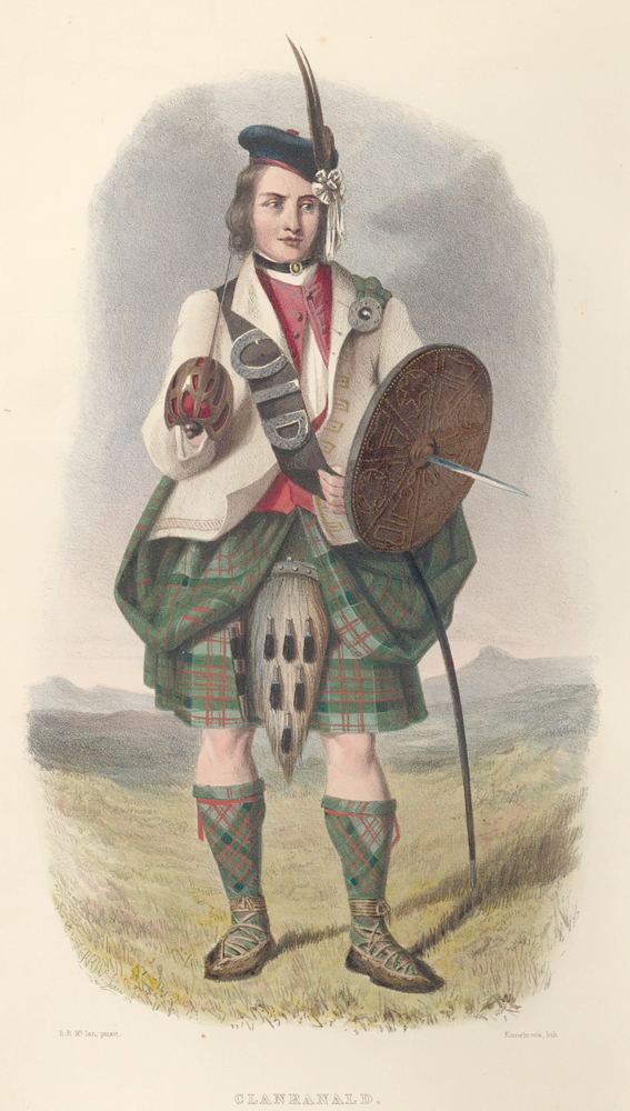 R. R. McIan Clan Ranald The Clans of the Scottish Highlands R R McIan