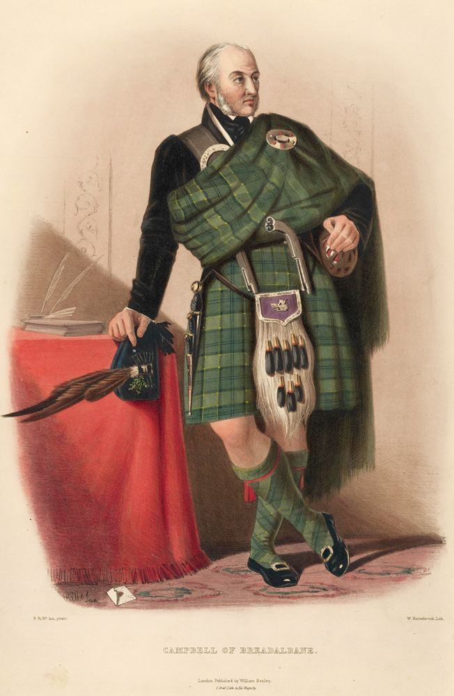 R. R. McIan Campbell of Breadalbane Tartan The Clans of the Scottish Highlands