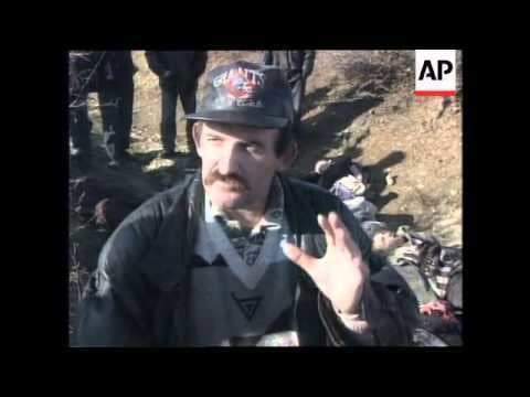 Račak massacre KOSOVO MASSACRE VICTIMS DISCOVERED NEAR RACAK YouTube