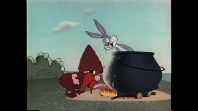 Rabbitson Crusoe movie scenes Bugs Bunny Rabbitson Crusoe 1956 ITA 