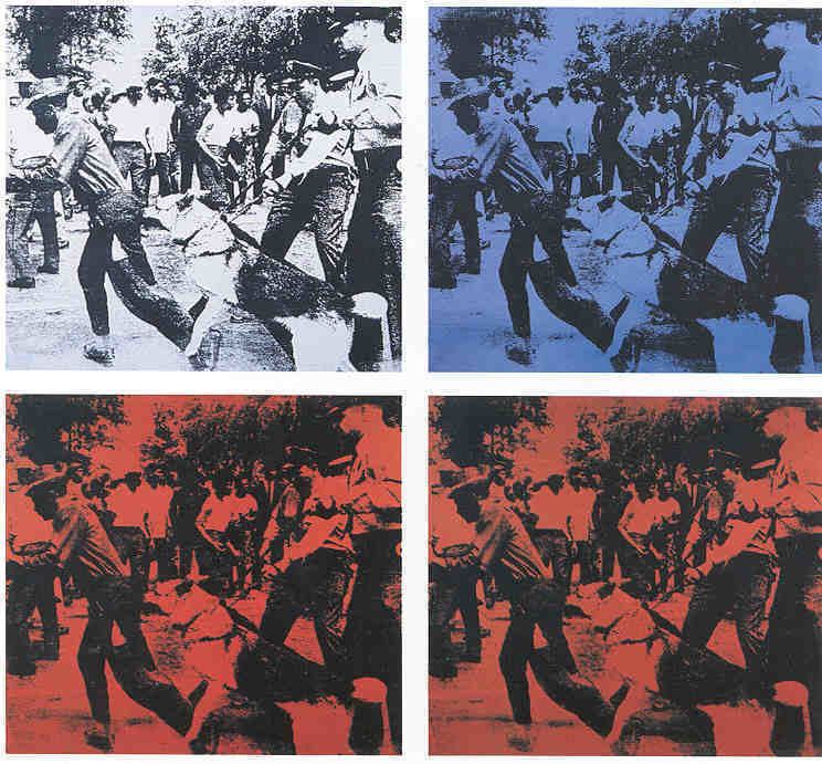 Race Riot (Warhol) Race Riots by Andy Warhol ArtPaintingArtist