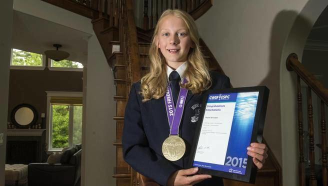 Rachel Brouwer Bedford student scores science gold The Chronicle Herald