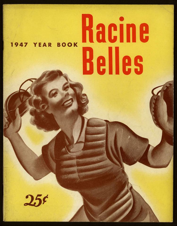 Racine Belles 1947 Racine Belles program cover Shared by John Thorn on his