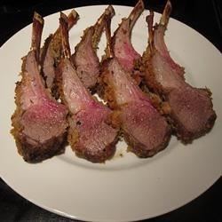 Rack of lamb Roasted Rack of Lamb Recipe Allrecipescom