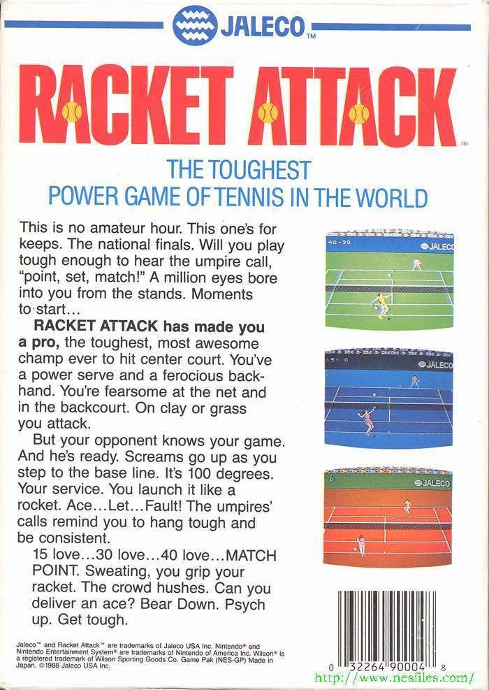 Racket Attack Racket Attack for NES
