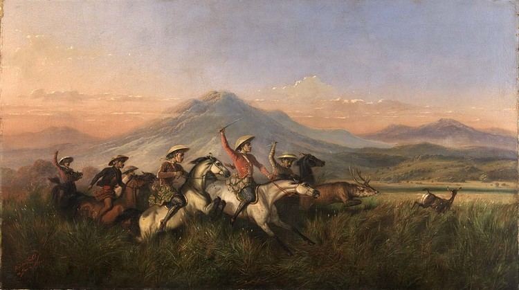 Raden Saleh FileRaden Saleh Six Horsemen Chasing Deer 1860jpg