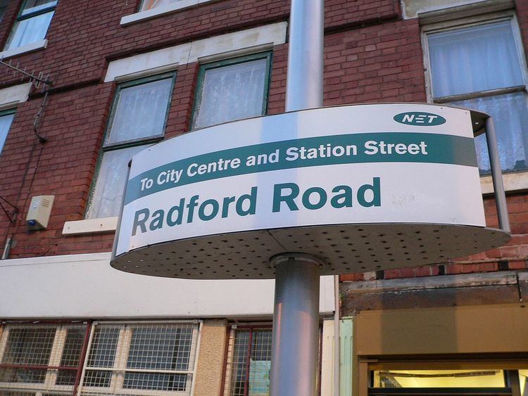 Radford Road tram stop