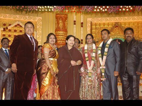 Radha Ravi Tamil Actor Radha Ravi Son Wedding and Reception YouTube