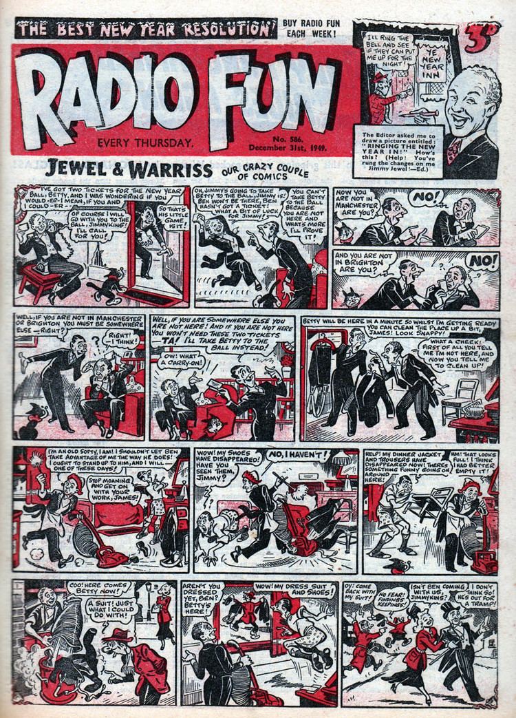 Radio Fun Blimey The Blog of British Comics The New Year RADIO FUN for 1950
