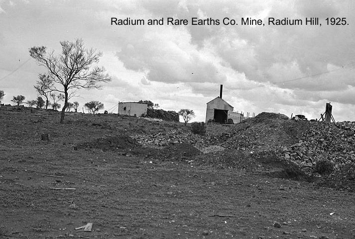 Radium Hill Radium Hill former uraniumradium mine Australian Map of Nuclear