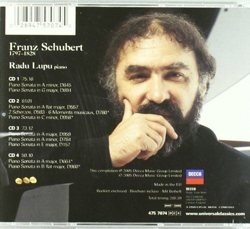 Radu Lupu Radu Lupu Schubert Schubert 9 Piano Sonatas Moments Musicaux
