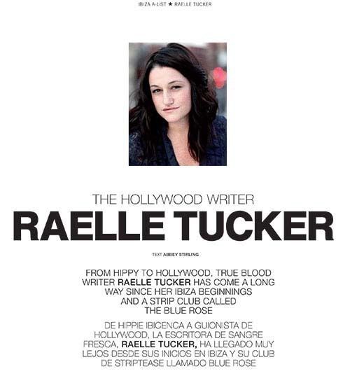 Raelle Tucker Abbey Stirling Journalist copywriter True Blood Writer Raelle