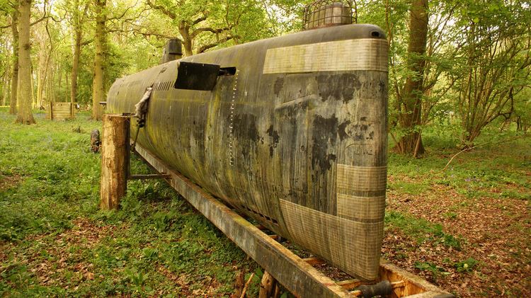 RAF Finmere Midget Submarine At RAF Finmere John Grech Flickr