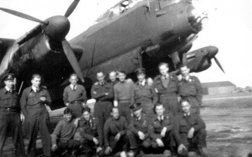 RAF Graveley 35 Squadron which was based at at RAF Graveley Cambridgeshire