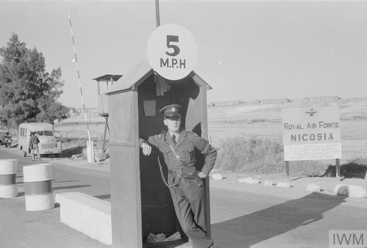 RAF Nicosia SERVICE OF J NORRIS WITH THE RAF POLICE AT RAF NICOSIA CYPRUS 1958