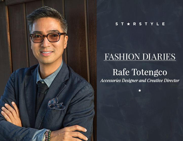 Rafé Totengco Fashion Diaries Rafe Totengco Accessories Designer and Creative