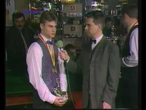 Rafał Jewtuch Wywiad po Mistrzostwach Polski w Snookerze 1997 Rafa Jewtuch i